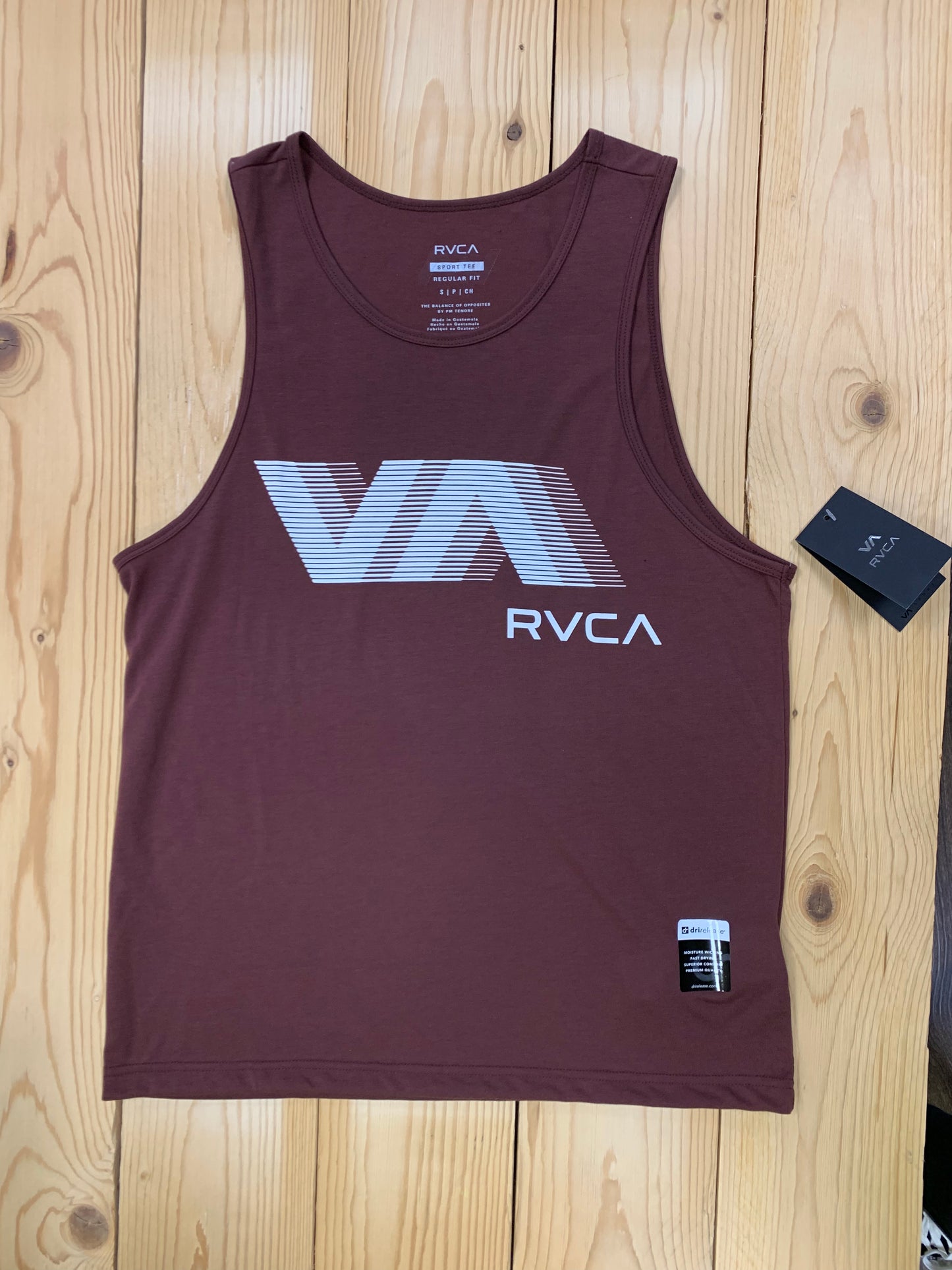 RVCA - Canottiera con logo stampato