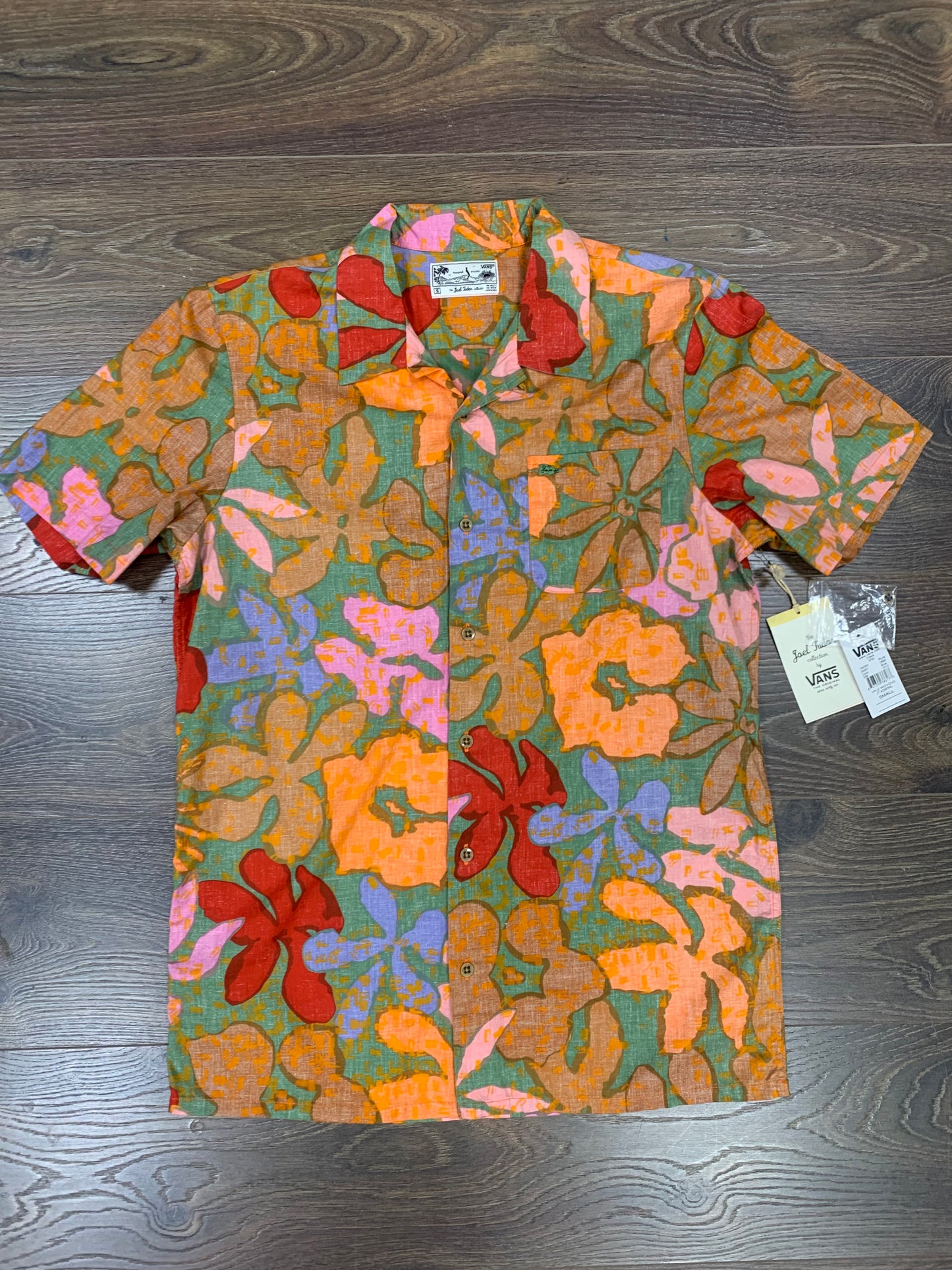 Vans - Camicia a fiori a maniche corte