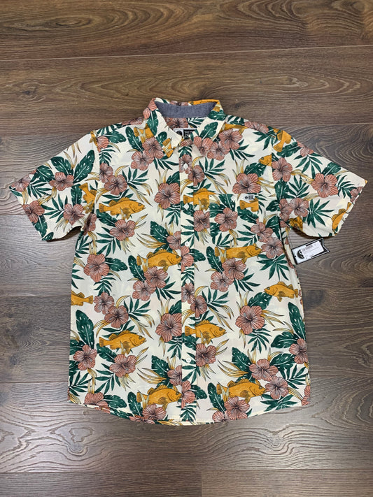 Salty Crew - Camicia a fiori hawaiiani a maniche corte