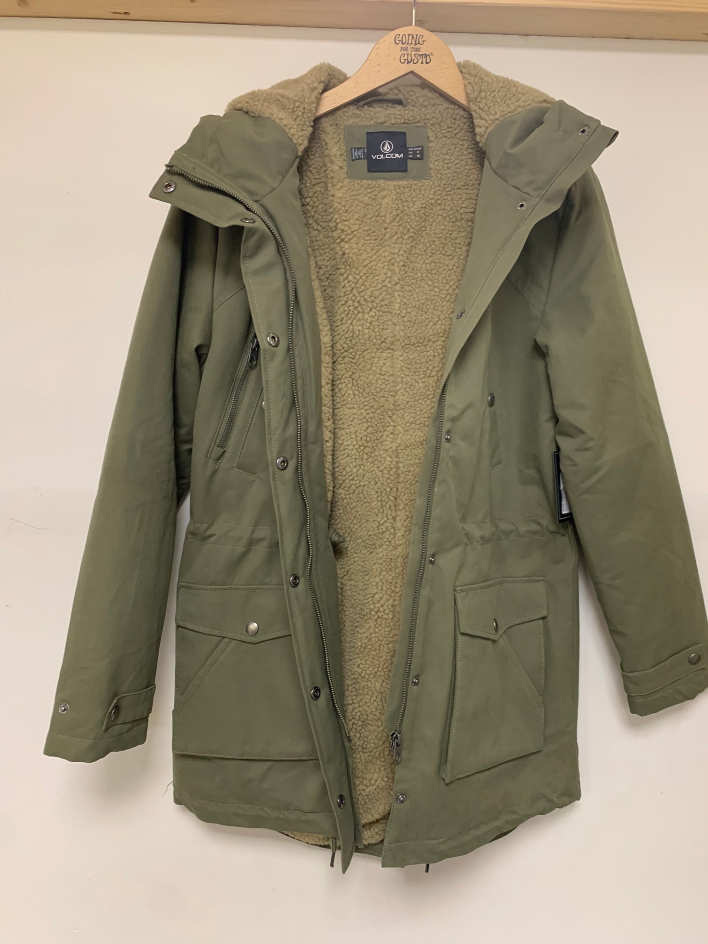 Volcom - Parka verde militare