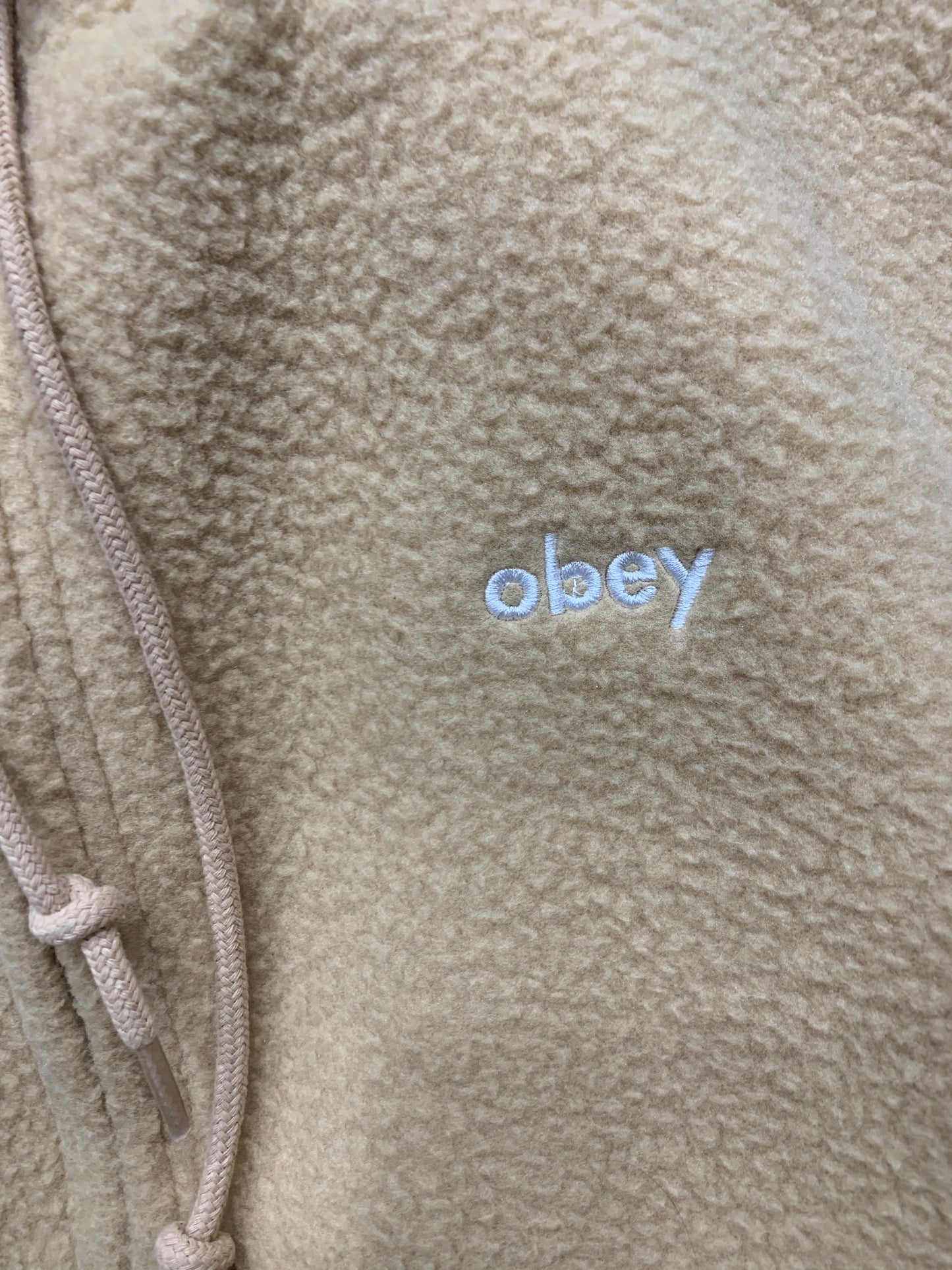 Obey - Felpa Teddy orsetto in pelliccia di pile