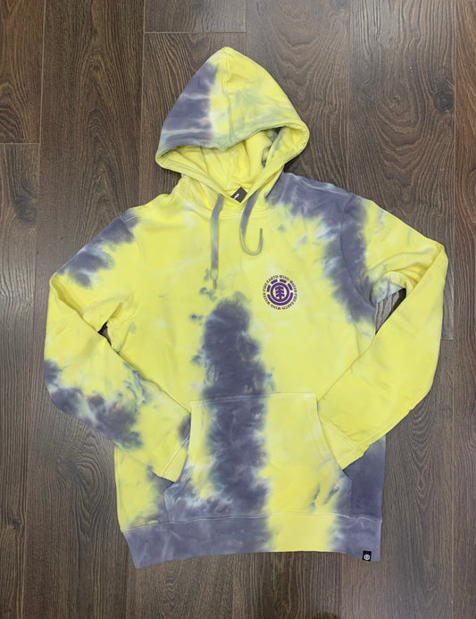 Element - Felpa tie dye con stampa logo