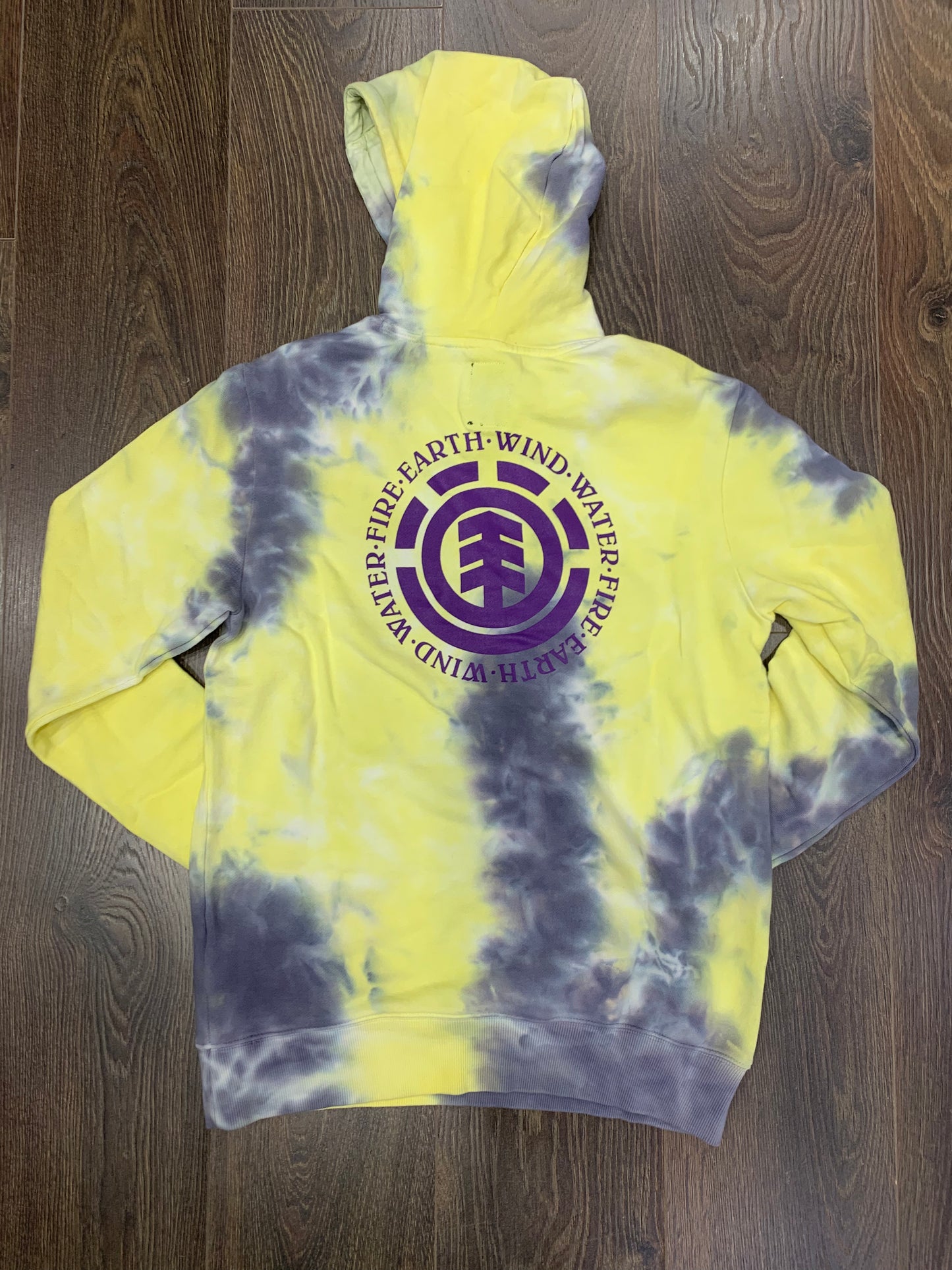 Element - Felpa tie dye con stampa logo