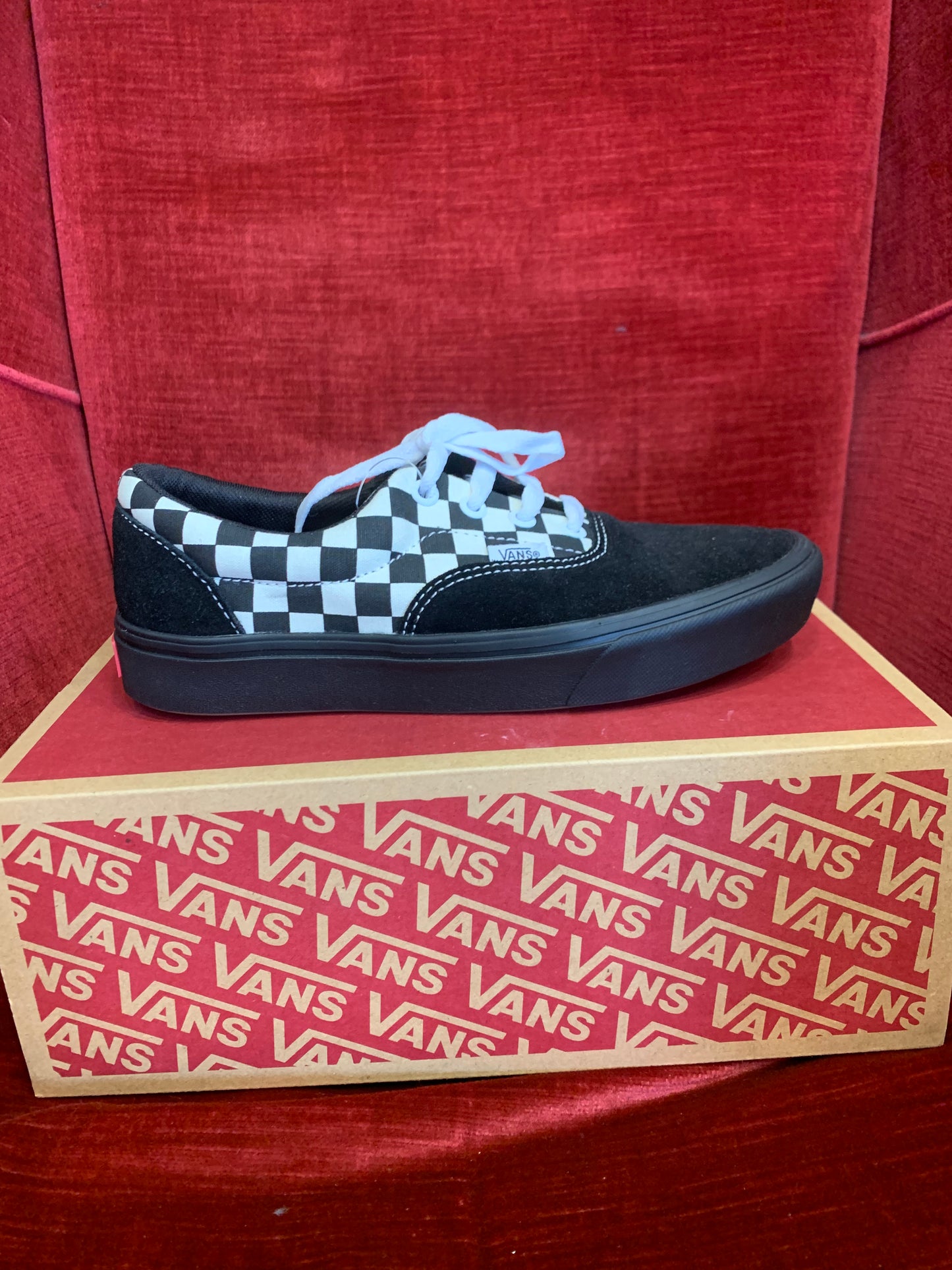 Vans - Comfycush Era nere a scacchi e zabrato