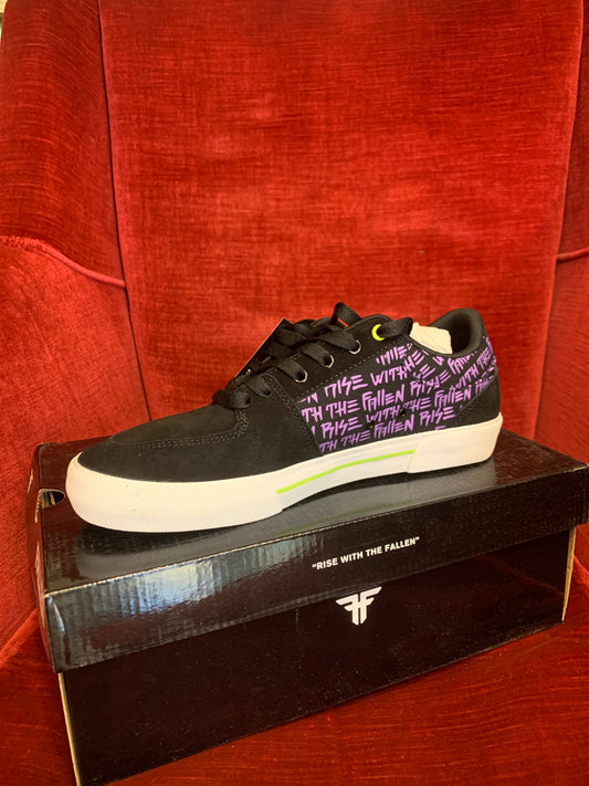 Fallen - Patriot Vulc nero con graffiti viola e dettagli verde fluo